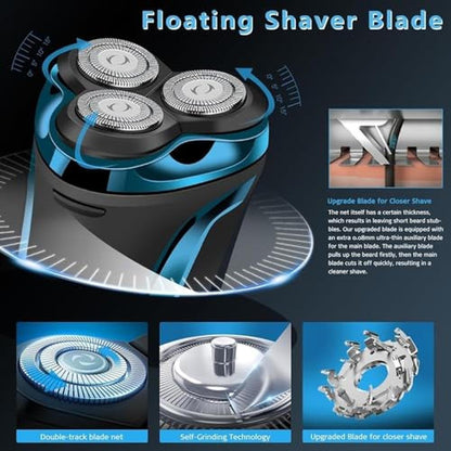 Electric Shaving Experience: Snapbuy Electric Razor Pro for – Close-up Detail
