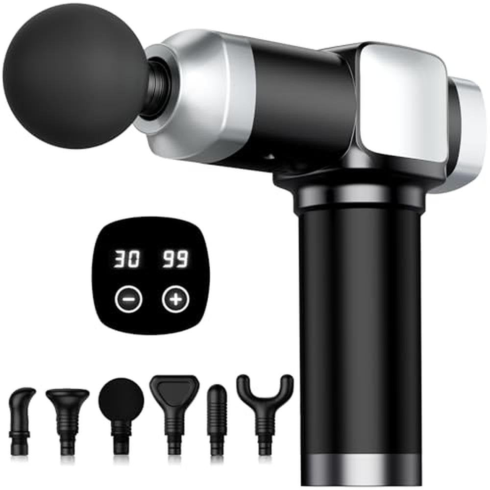 Camefer Deep Tissue Massage Gun – Front View