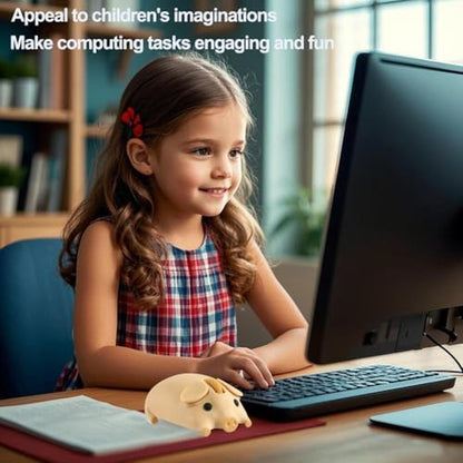 Portable Wireless Bluetooth Mice for Kids and Students – Close-up Detail