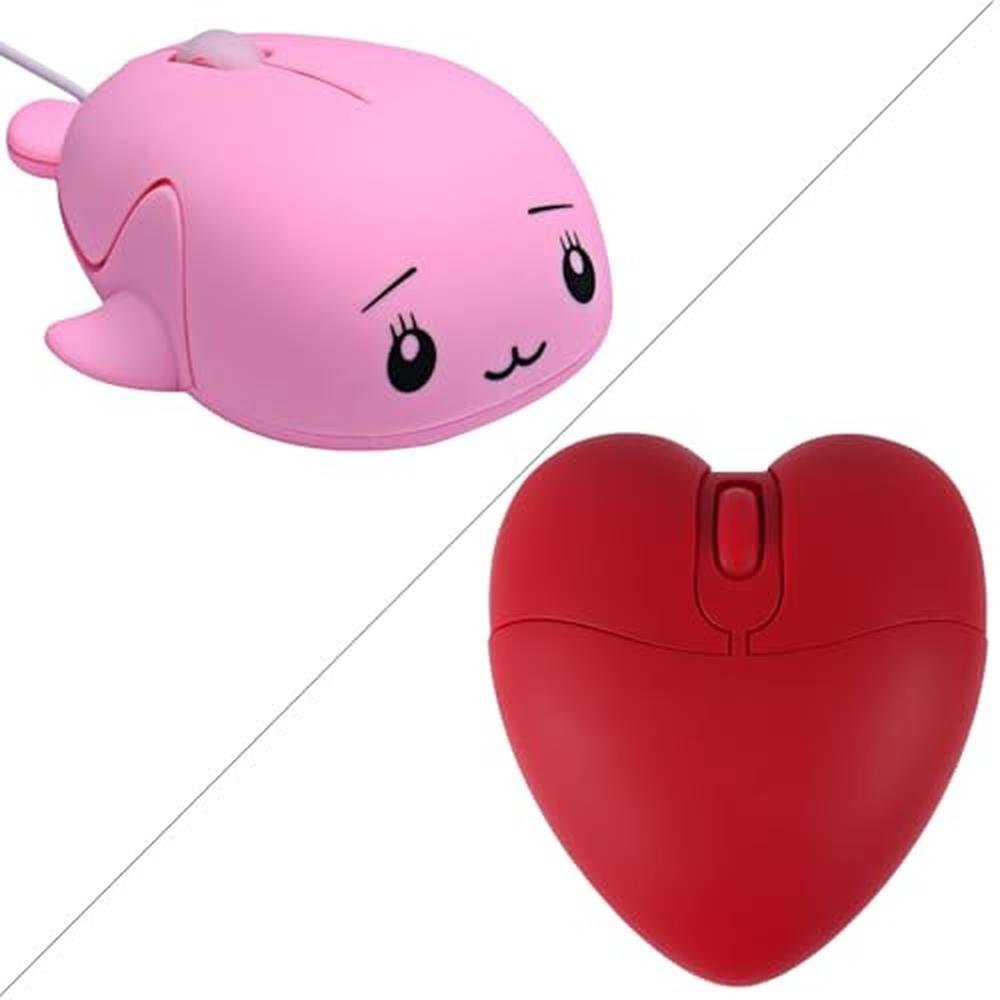 High-End Cute Animal Baby Dolphin Shape USB Wired Mice – Front View