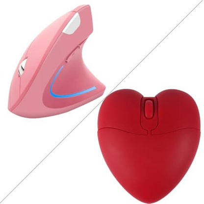 Ergonomic Vertical Mouse: Premium Wireless Mouse – Front View