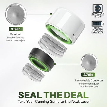 Mason Jar Vacuum Sealer: RoboSeal Rechargeable Wide Regular – Packaging
