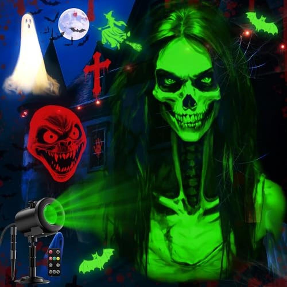 Halloween Christmas Projector – Front View