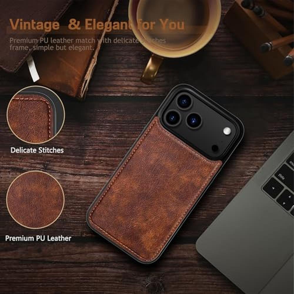 iPhone Case: LOHASIC Leather Case for iPhone 17 Pro Max – In Use