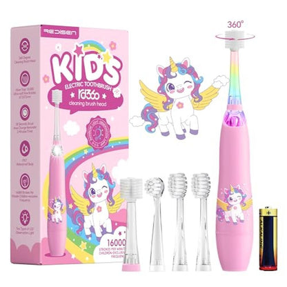 Redisen Kids Electric Toothbrush for Toddlers and Babies – Front View
