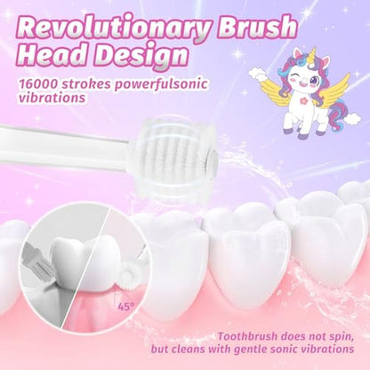 Redisen Kids Electric Toothbrush for Toddlers and Babies – Side View