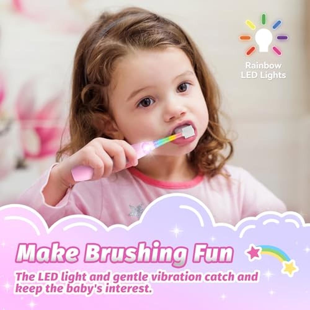 Redisen Kids Electric Toothbrush for Toddlers and Babies – In Use