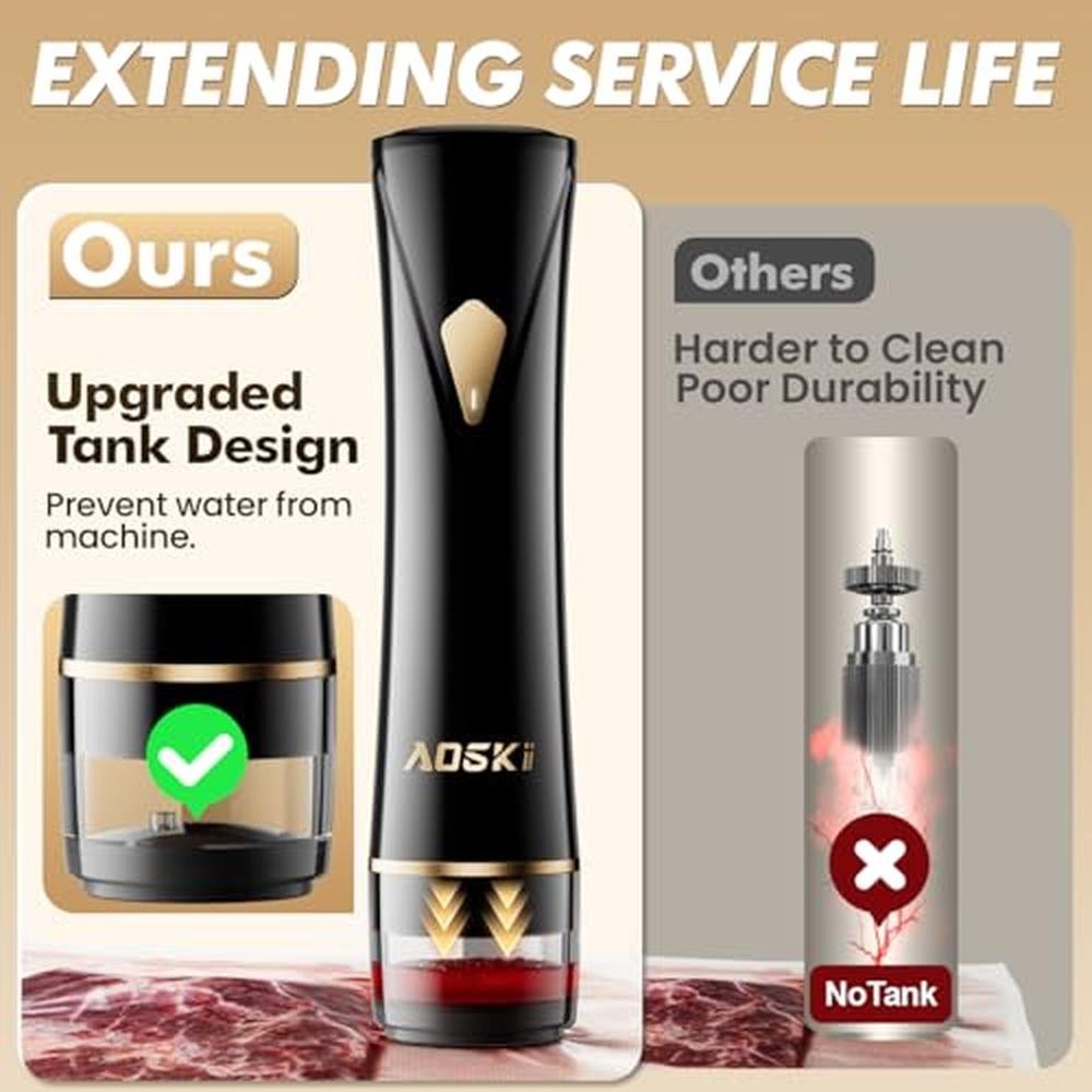 Vacuum Sealer: Compact Food Sealer Machine – Close-up Detail
