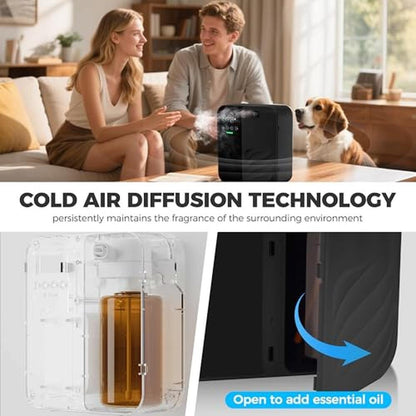 Premium Hotel-Grade Scent Diffuser for Large Spaces – Side View