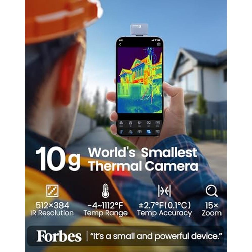 Thermal Master P2 Thermal Camera for Android – Side View