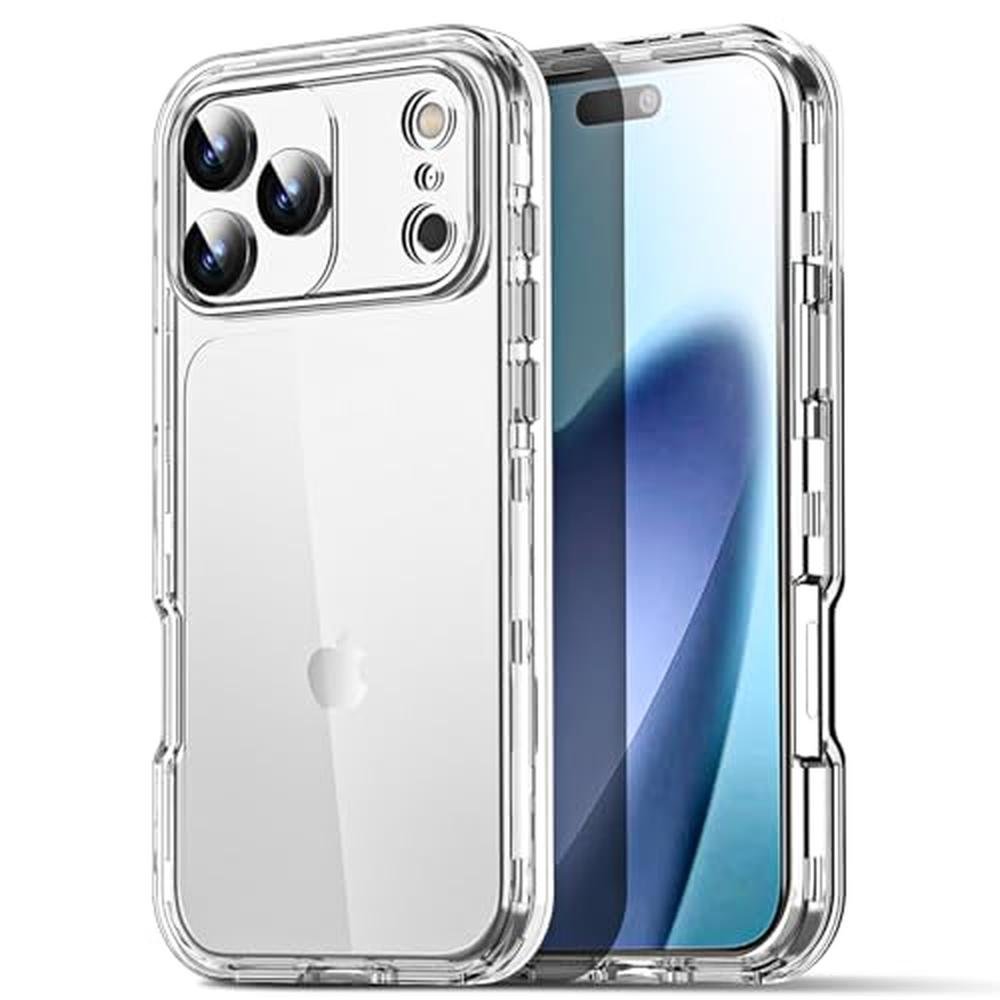 AICase iPhone 17 Pro Max Clear Case – Front View