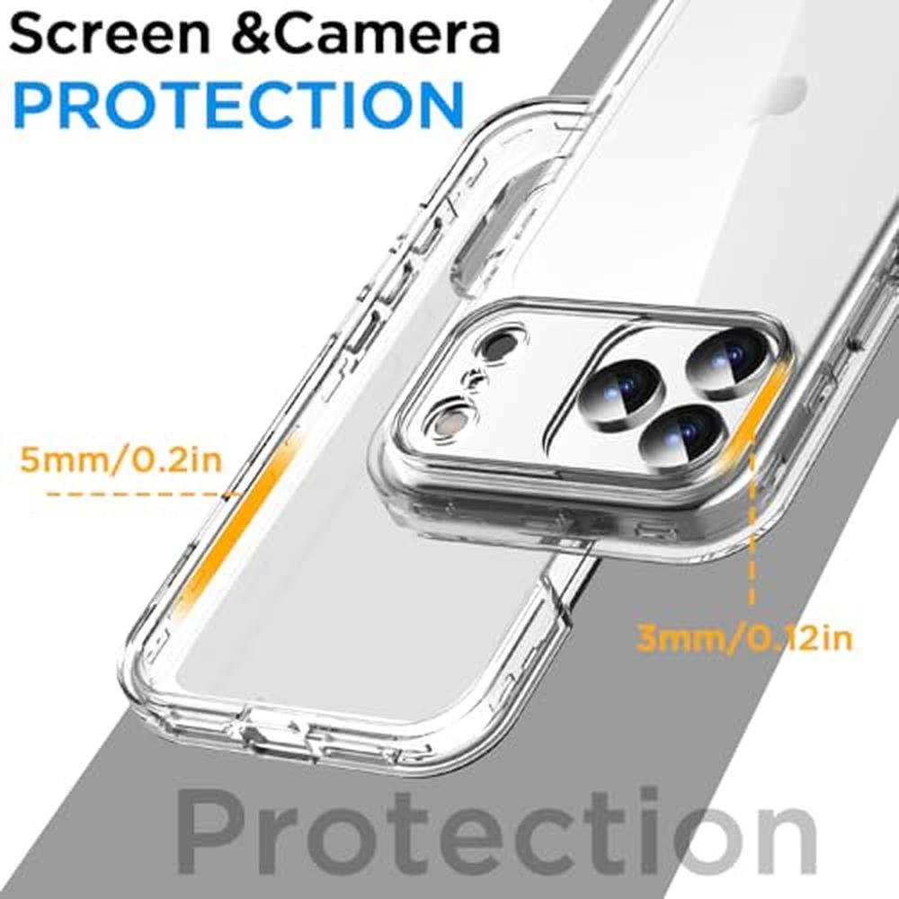 AICase iPhone 17 Pro Max Clear Case – In Use