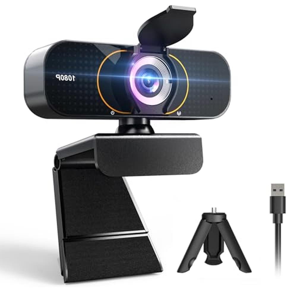 1080p HD Webcam with Microphone – Front View