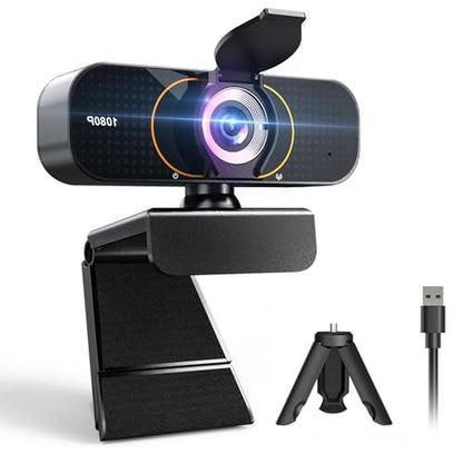 1080p HD Webcam with Microphone – Front View