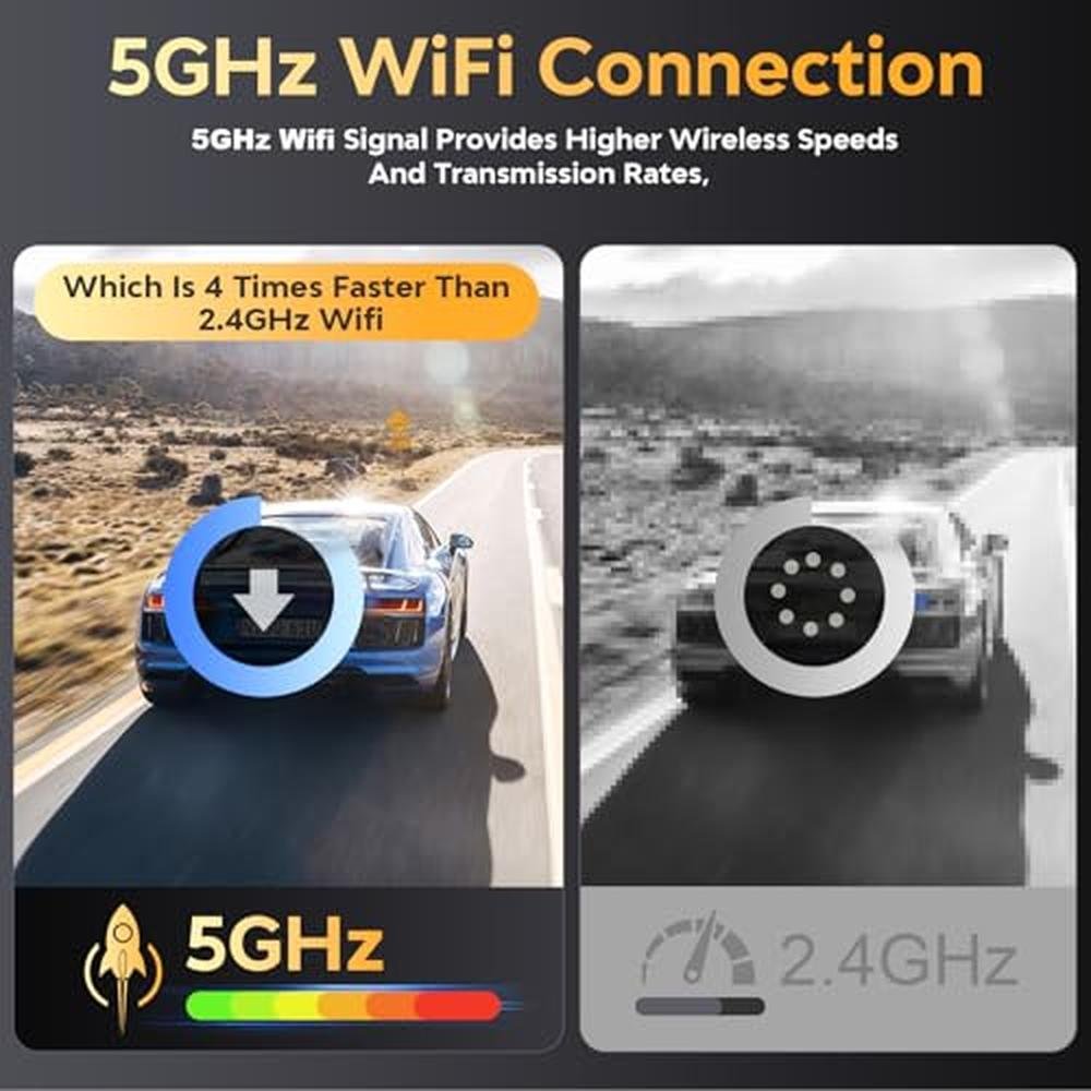 Dash Cam Front and Rear: Csyibeielec 4K HD Dual Dash Camera – Packaging