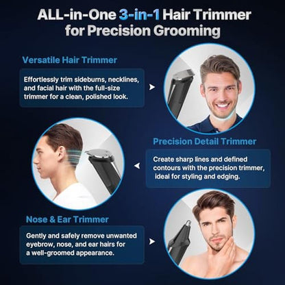 Men's Valano Professional Beard Trimmers – In Use
