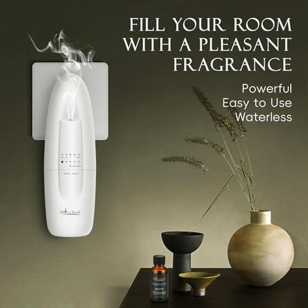 Diffuser Essential Oil: OliveTech Plug-In Waterless – Side View