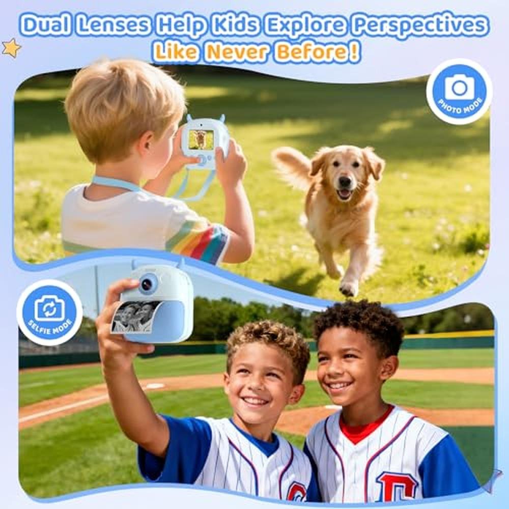 Camera Kids: KIDAGINS Instant Print Camera – Close-up Detail