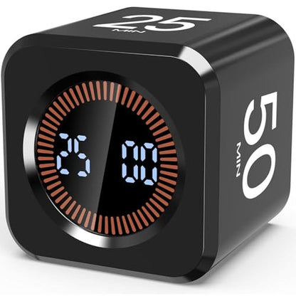 Visual Productivity Timer Cube – Front View