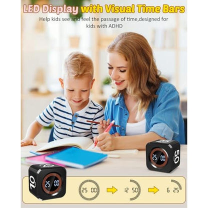 Visual Productivity Timer Cube – Packaging