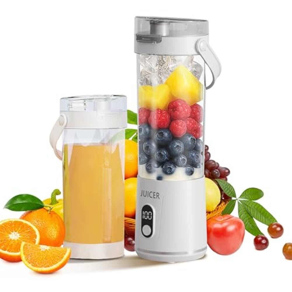 Portable Blender: Premium 600ML Mini Electric USB Juicer – Front View