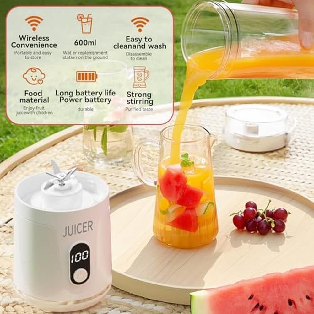 Portable Blender: Premium 600ML Mini Electric USB Juicer – Packaging