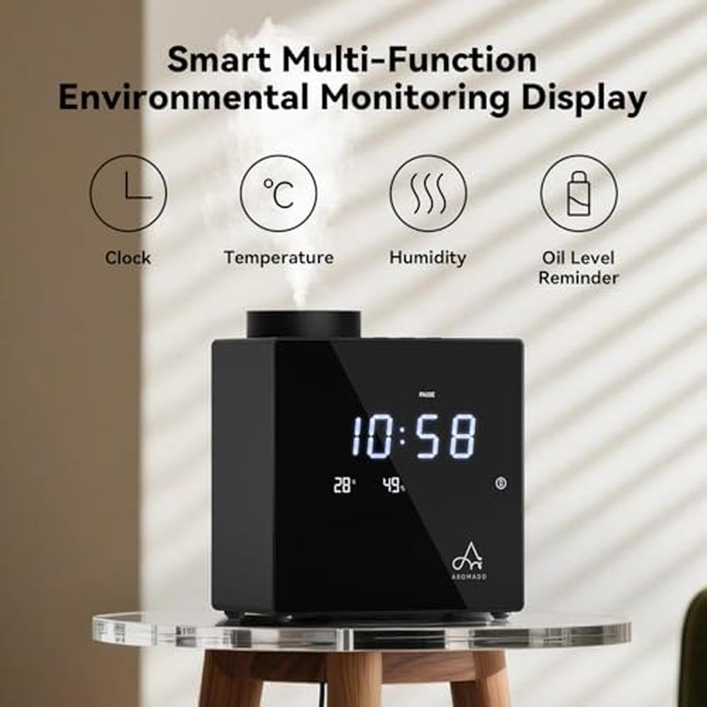 Advanced Waterless Diffuser: 2026 Smart Diffuser for Large – Side View