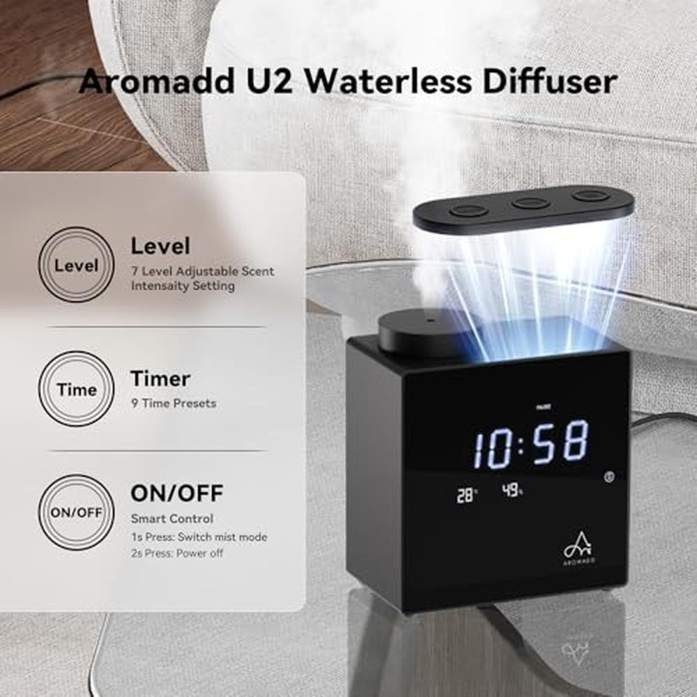 Advanced Waterless Diffuser: 2026 Smart Diffuser for Large – Close-up Detail