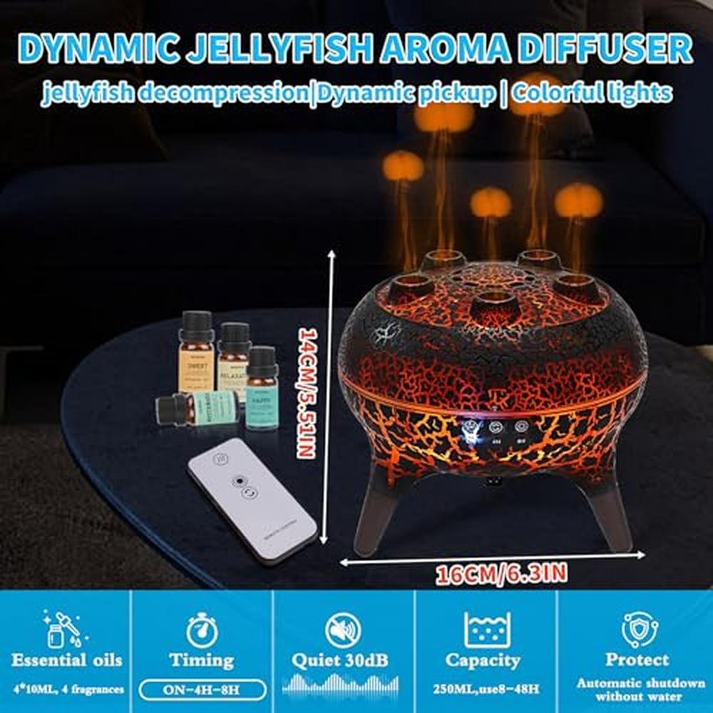 High-End Aroma Diffuser: BOHOFAM Jellyfish Essential Oil – Packaging