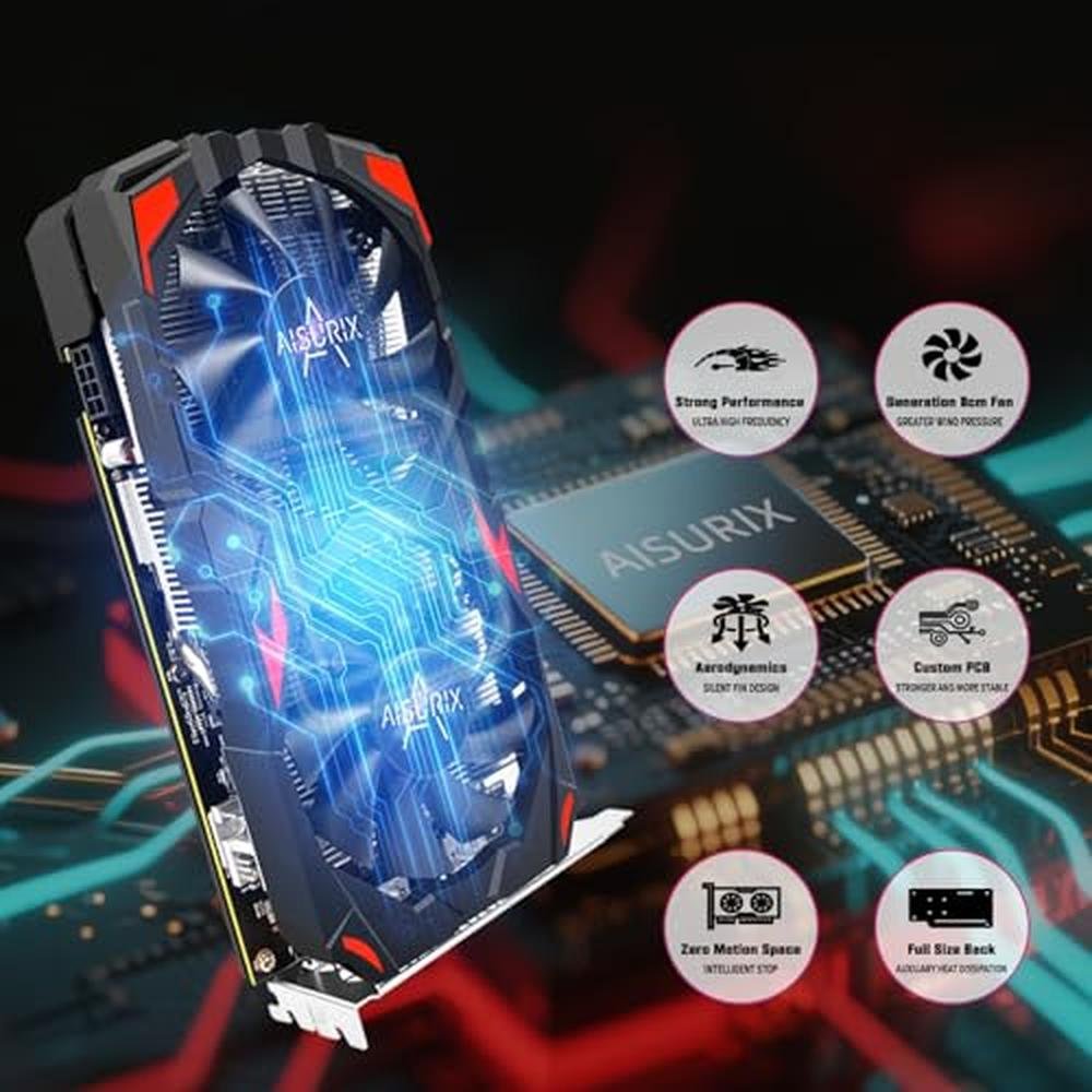 Graphics Gaming: AISURIX RX 590 8GB GDDR5 256-bit – In Use