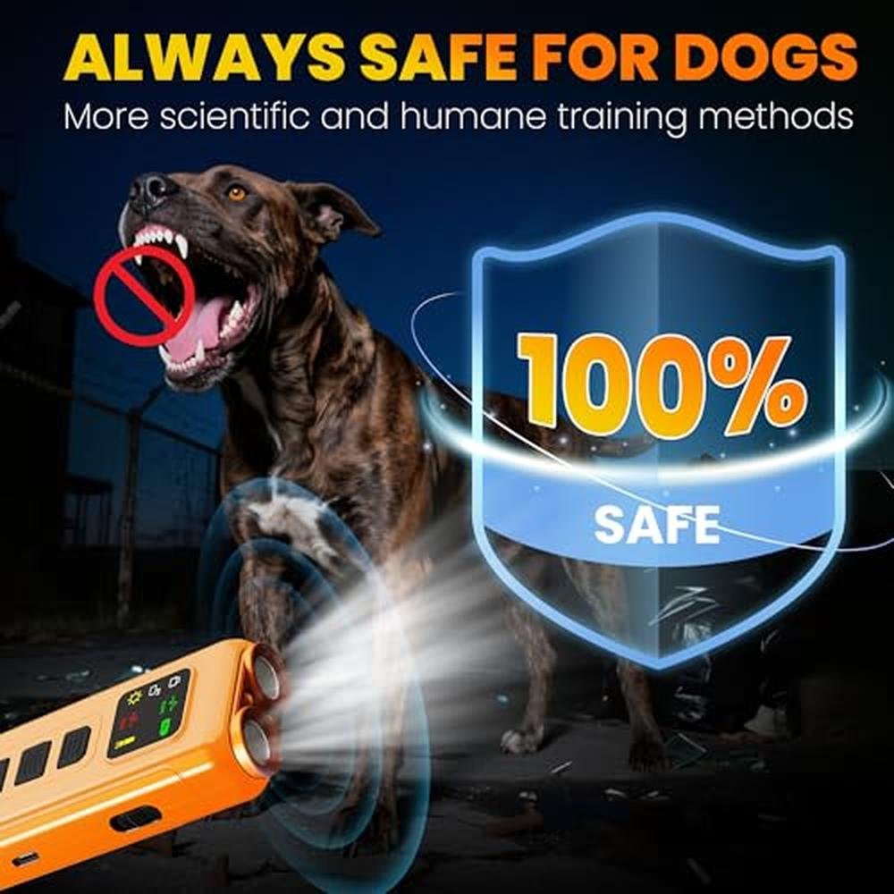 Ultrasonic Dog Deterrent: QWUE 2025 Portable Dog Training – Close-up Detail