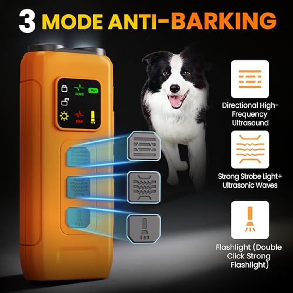 Ultrasonic Dog Deterrent: QWUE 2025 Portable Dog Training – In Use