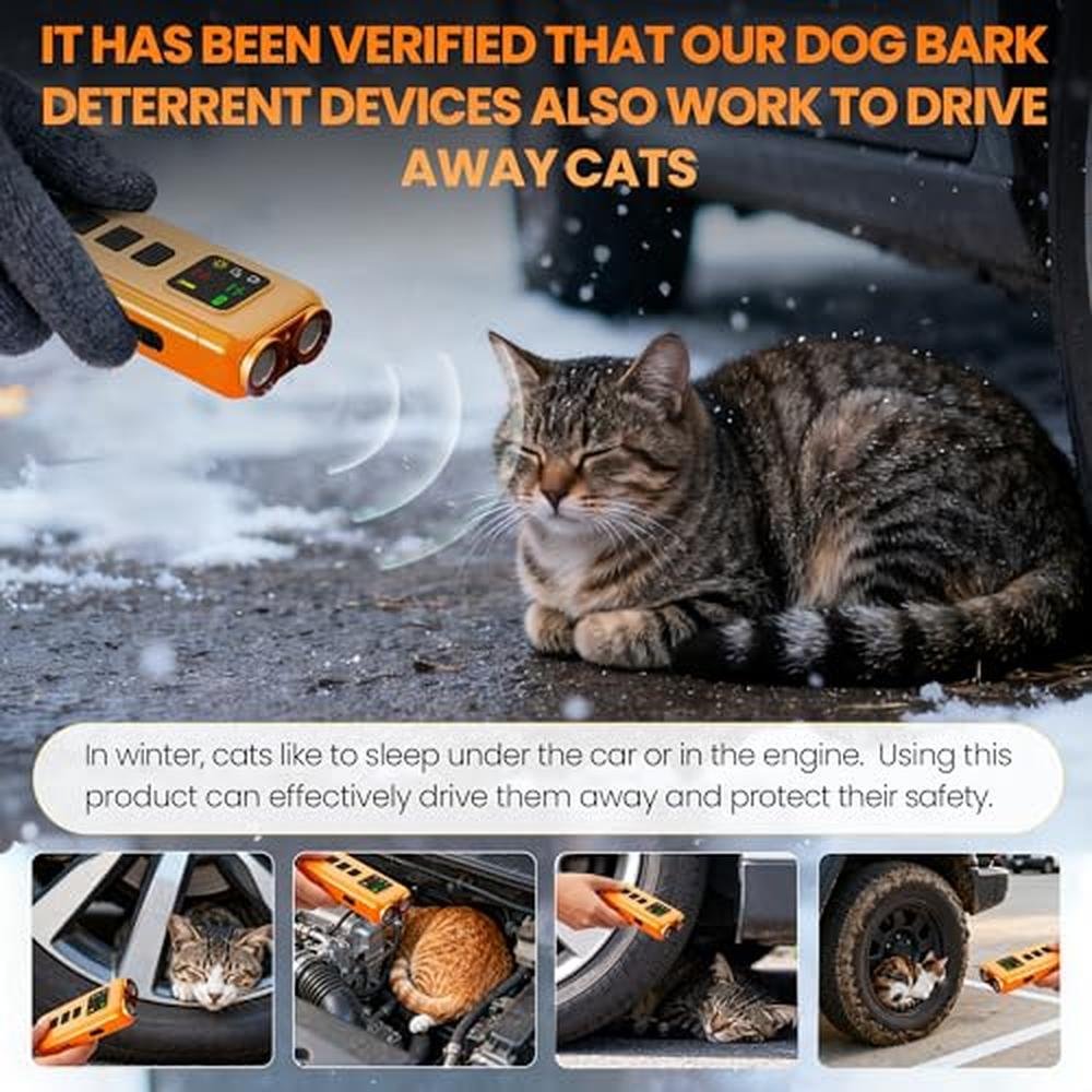 Ultrasonic Dog Deterrent: QWUE 2025 Portable Dog Training – Packaging