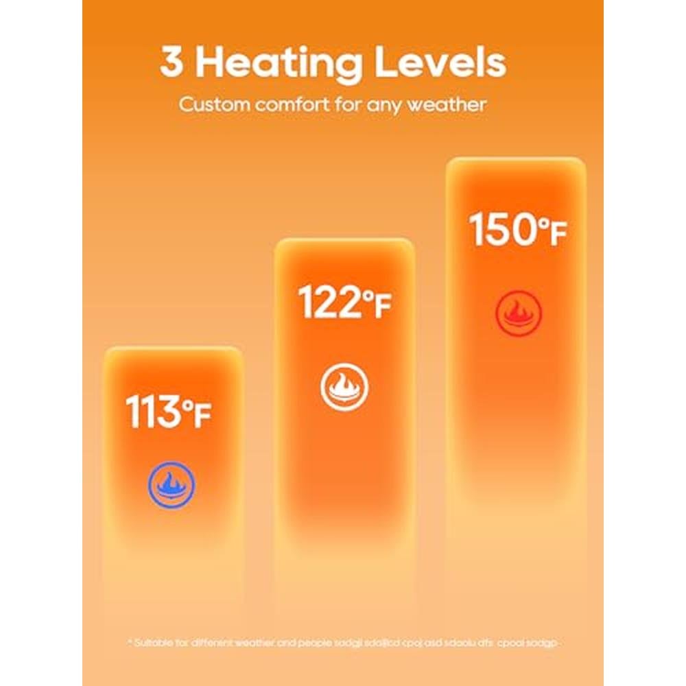 Heated Gloves: Rechargeable Heated Gloves for Men and Women – Side View