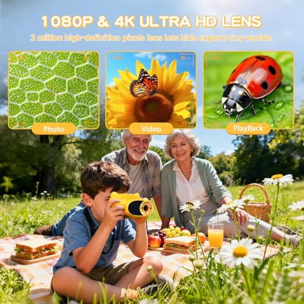 Microscope Toys for Kids: Digital Handheld Microscope with – Close-up Detail