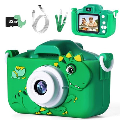 Premium Kids Camera Toys for 3-12 Year Old Boys and Girls – Front View