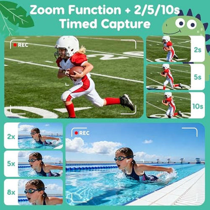 Premium Kids Camera Toys for 3-12 Year Old Boys and Girls – In Use