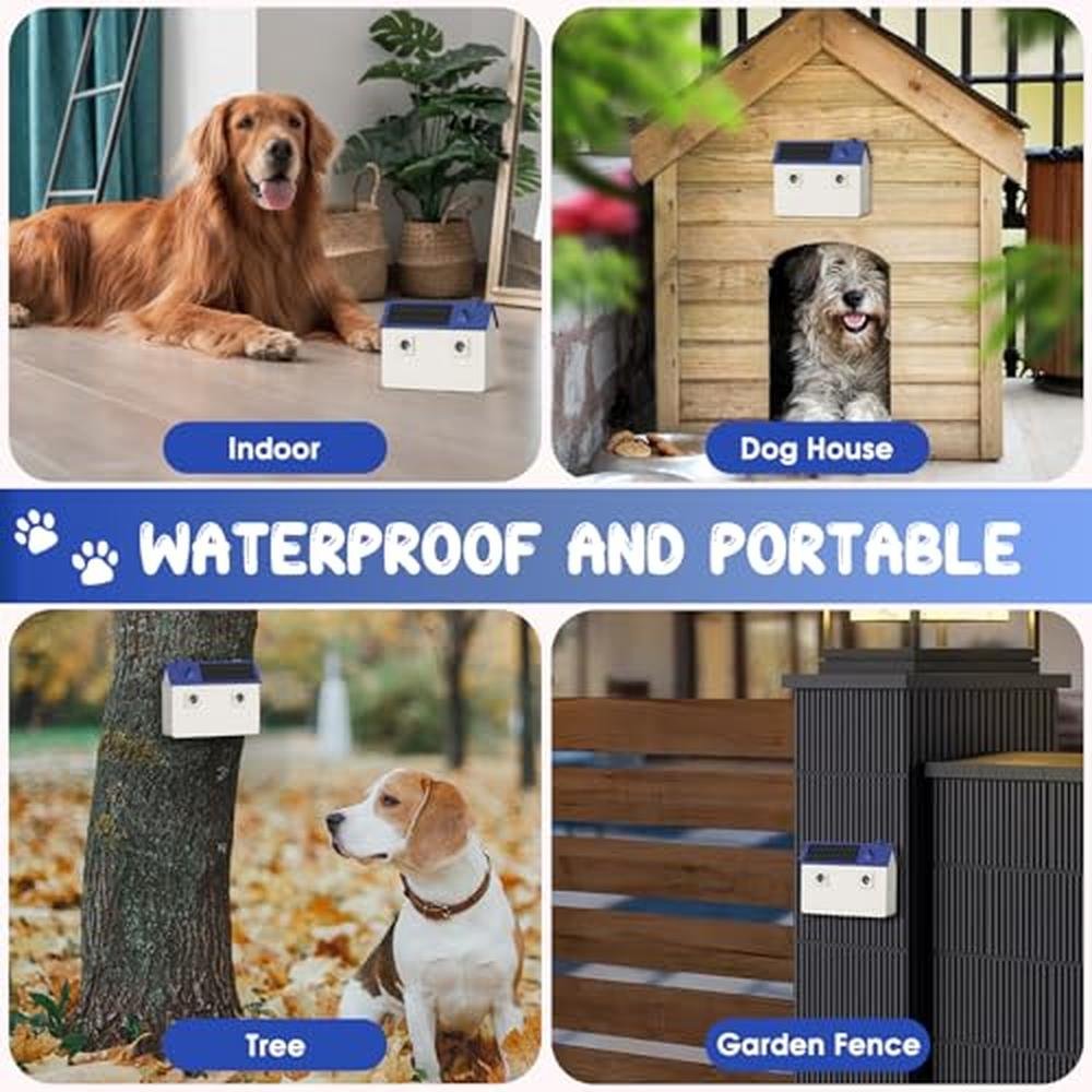 Dog Barking Deterrent: Ultrasonic Anti Barking Device for – Close-up Detail