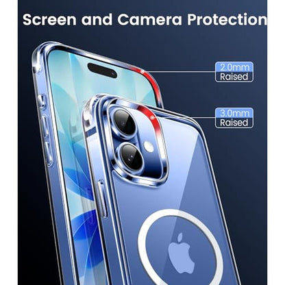 Mkeke Phone Case: Mkeke Magnetic Clear Case for Phone 17 – In Use