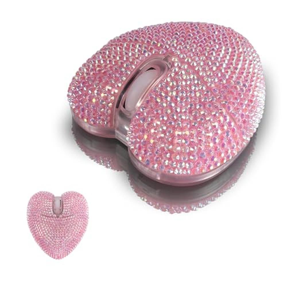 Elec Space Stylish Heart-Shaped Wireless Bluetooth Mouse – Front View