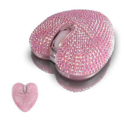 Elec Space Stylish Heart-Shaped Wireless Bluetooth Mouse – Front View