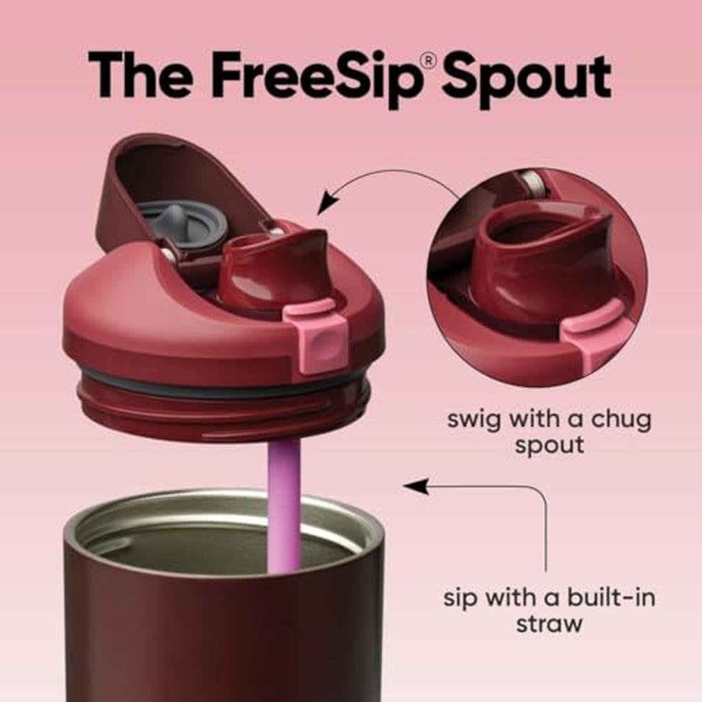 Owala FreeSip: Owala FreeSip Tumbler 40oz Insulated – Side View