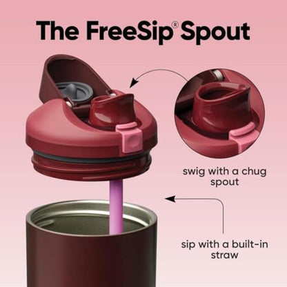Owala FreeSip: Owala FreeSip Tumbler 40oz Insulated – Side View
