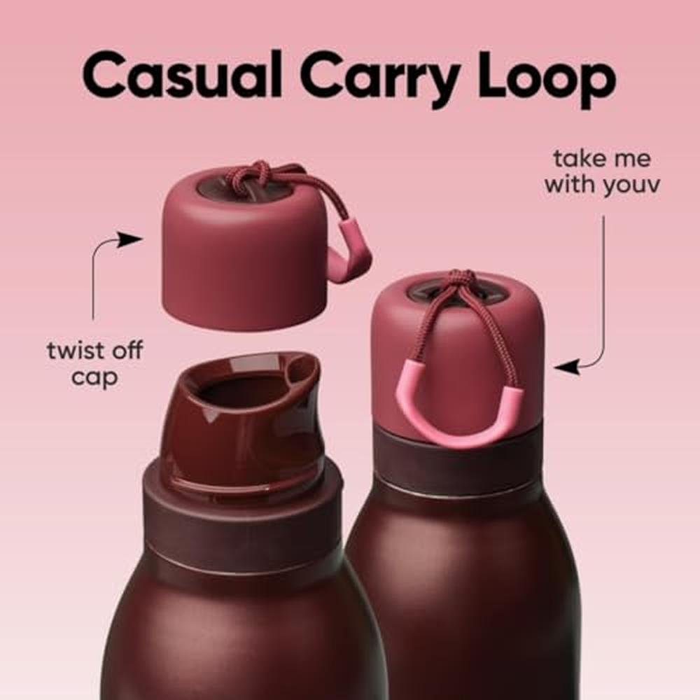 Owala FreeSip Twist: Insulated Stainless Steel Water Bottle – Close-up Detail