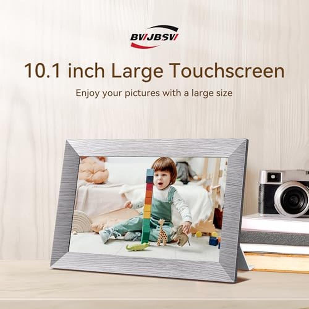 Digital Frame: BWJBSW 10.1 Inch 32GB WiFi Digital Photo – Close-up Detail