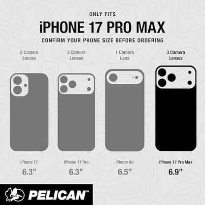 iPhone Case: Pelican Protector iPhone 17 Pro Max Rugged – Side View