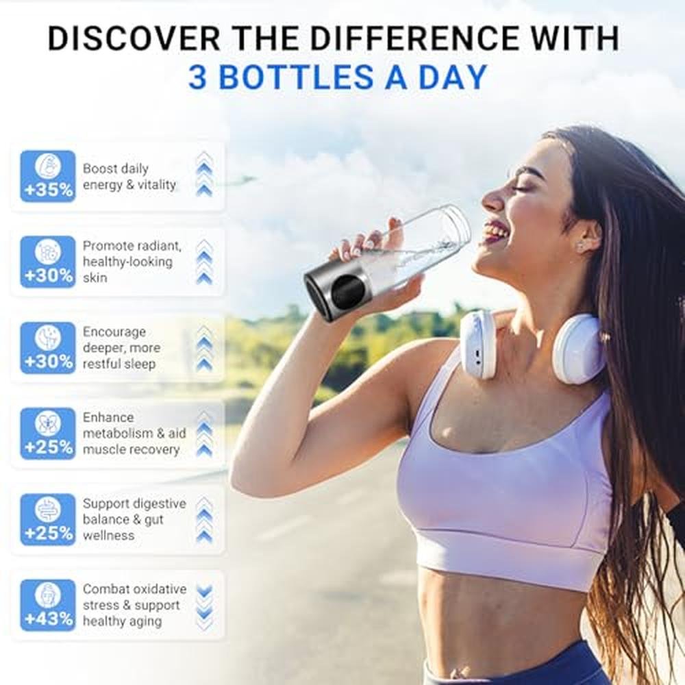 Hydrogen Water Bottle: Portable Hydrogen Water Ionizer – In Use