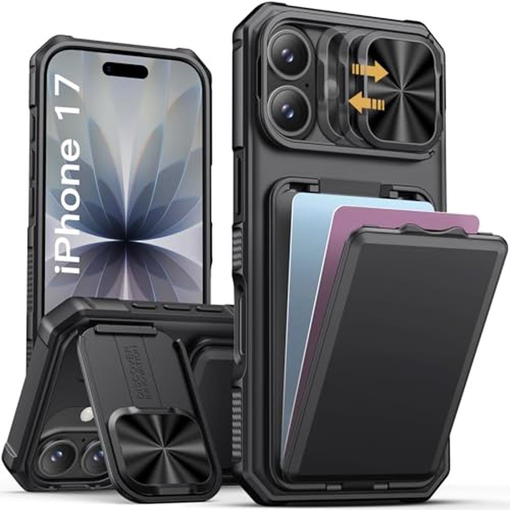 iPhone Case: SSLOTSCASE for iPhone 17 with Card Holder – Front View