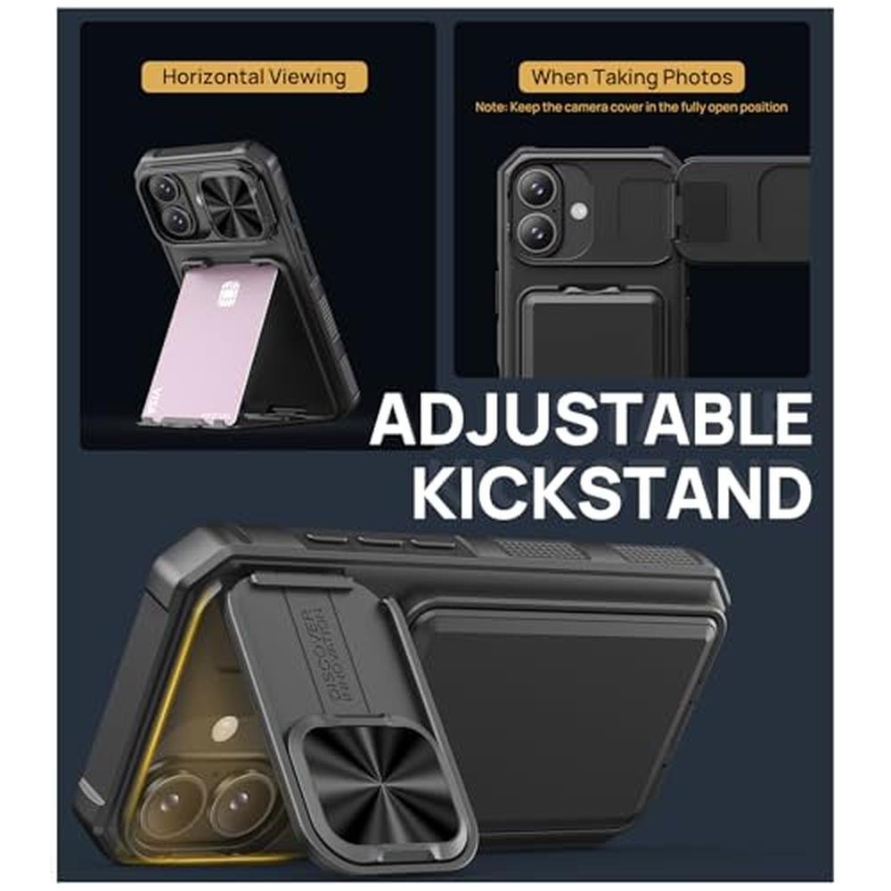 iPhone Case: SSLOTSCASE for iPhone 17 with Card Holder – In Use
