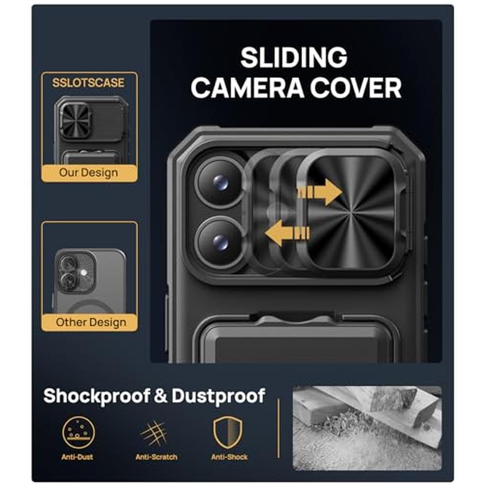 iPhone Case: SSLOTSCASE for iPhone 17 with Card Holder – Packaging
